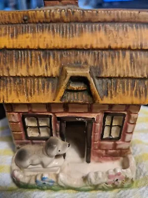 Buy Cute 4.5 Inch Pottery  Cottage/Dog Stamped Foreign. Approx 1920 Antique      • 31.30£