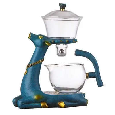 Buy Glass Tea Pot Magnetic Water Diversion Infusers Kettles Tea Maker Teapot Set • 113.86£