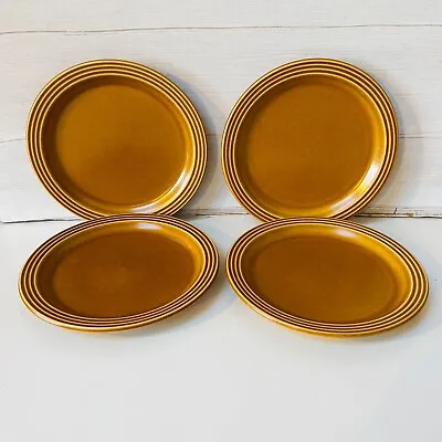 Buy Vintage Hornsea Pottery Saffron Side Plates X 4. 17cms. 1970s • 12£