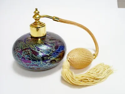 Buy Vintage Royal Brierley Studio Art Iridescent Glass Atomiser Perfume/scent Bottle • 22.99£