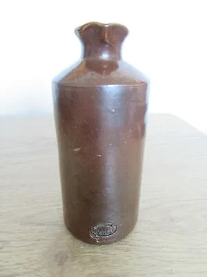 Buy Vintage BOURNE DENBY Brown Stoneware Lipped Bottle • 9£