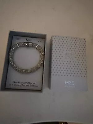 Buy M&S Czech Glass Magnetic Bracelet £18 • 6£