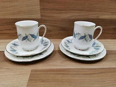 Buy 2 X Royal Standard Trend Trios - Coffee Cups, Saucers & Side Plates • 10.99£