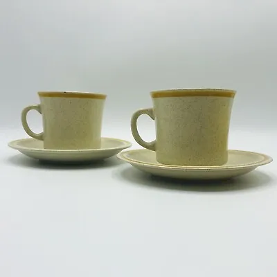 Buy 2 Hearthside Garden Festival Cups Mugs Saucers Sunshine Highland Prairie Vintage • 14.23£