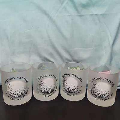 Buy Golf Whiskey Tumblers Rocks Bar Frosted Glass Set Of 4 Dartington Designs France • 18.99£