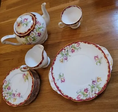 Buy Vintage Queen Anne China  Narcissus And Bells Pattern - Available Individually • 3.50£