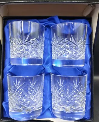 Buy Edinburgh Crystal International Whisky Glasses Boxed X 4 (W08) • 49.99£