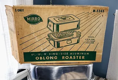 Buy Mirro Oblong Roaster M-5365 In Box Nice • 46.03£