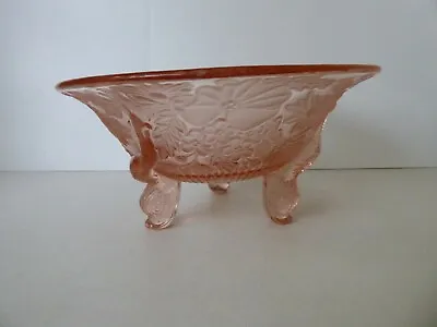Buy Antique Sowerby Pink Art Glass Dolphin Bowl Pat 1544 1910's • 16£