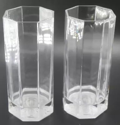 Buy Lovely Rosenthal Crystal Versace Medusa Head Lumiere Highball Glasses Octagonal • 120£