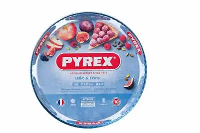 Buy Pyrex Bake And Enjoy Glass Quiche Flan Dish High Oven Resistance,New • 9.76£