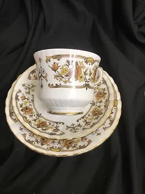Buy Vintage Royal Stafford  Clovelly  Pattern - Trio, Teacup, Saucer & Plate - VGC • 4.99£