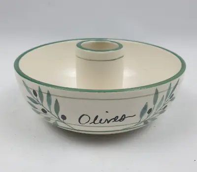 Buy Vintage Boston Warehouse Olive Bowl With Pip Holder • 11.31£