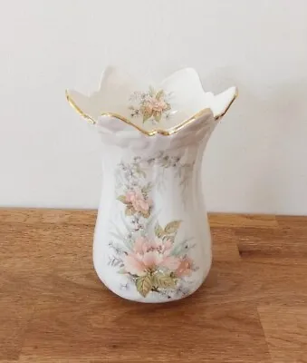 Buy Fenton China Company Fine Bone China Gilded Small Vase Floral Pattern  • 12.99£