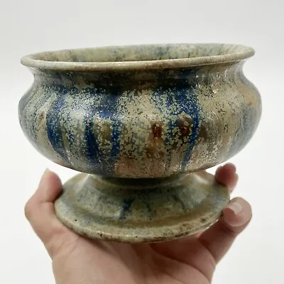 Buy European Art Deco Pottery Small Blue Vase Planter Roger Guerin Belgium 1930s • 118.54£