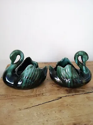 Buy Blue Mountain Pottery Canada Pair Of Swans • 15£
