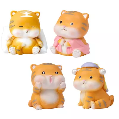 Buy Chinese Zodiac Statue Figurine Resin Animal Table Top Ornament - 4Pcs • 29.69£
