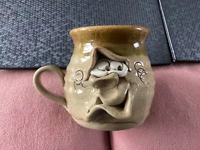 Buy Pretty Ugly Pottery Coffee Mug Cup Face Handmade In Wales Glazed Stoneware A67 • 10£
