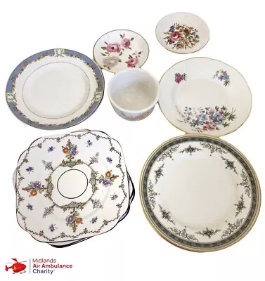 Buy Collection Of Ceramic China Saucers & Side Plates INC Royal Worcester, Minton  • 20£