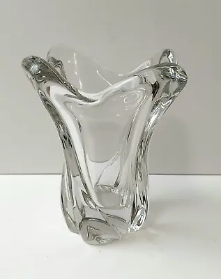 Buy Vintage Designer DAUM Torsed Crystal Vase • 77.04£