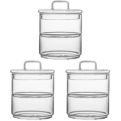 Buy  6 Pcs Candy Jars With Lids Fruit Containers Salad Ice Cream Bowl Simple • 50.75£
