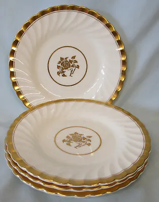 Buy Minton Gold Rose H4680 Bread Plate 6 1/4  Set Of 4 • 20.03£