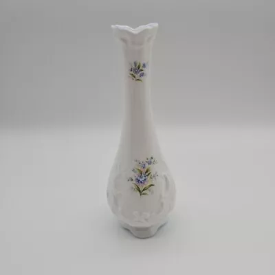 Buy Rosina China Co Ltd , Queen's Blue Floral Bud Vases 18 Cm  - VGC • 6.99£