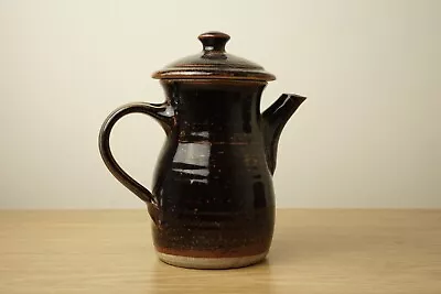 Buy Stoneshill Pottery Coffee Pot By John Maltby. SP Impressed Mark. Tenmoku Glaze. • 50£