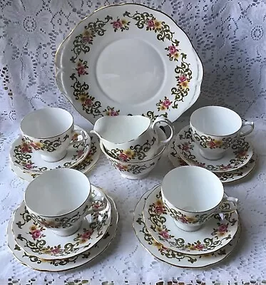 Buy Vintage Queen Anne Bone China By Ridgeway Potteries Part Tea Set • 12.95£