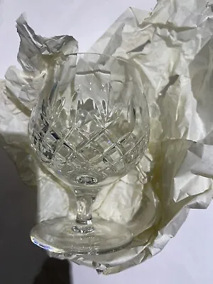 Buy Set Of 4 Cut Glass Crystal Brandy Glasses • 20£