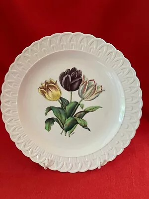 Buy 1949 W T Copeland & Sons (Spode) Cabinet Plate Tulips Pattern #2371/6 Signed • 79.04£