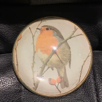 Buy Vintage Hand Cast Glass ‘Robin’ Paperweight 3.5 Inch Nigel Pain By PD Whalley • 3.99£