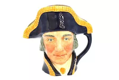 Buy Vtg ROYAL DOULTON D6336 'Lord Nelson' Hand Painted Porcelain TOBY JUG 7.5  - T03 • 9.99£