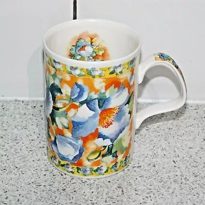 Buy Roy Kirkham Fine Bone China  Pandora  Floral Mug 1995 England • 15£