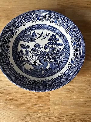 Buy Churchill England Blue Willow Bowl. 8 Inches • 3.99£