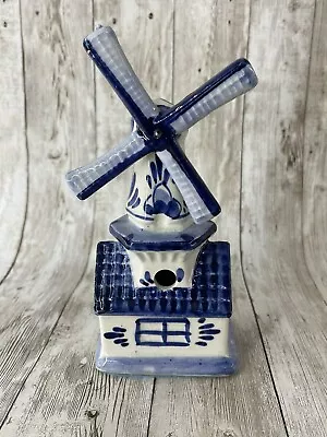 Buy Delft Holland Windmill Music Box Plays Tulips From Amsterdam • 25.60£