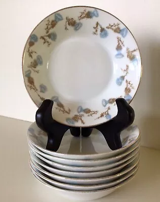 Buy T. And V. Porcelain ~ Limoges, France ~ Eight Vintage 5” Porcelain Berry Bowls • 23.98£