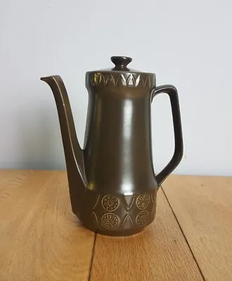 Buy Vintage Teapot Crown Ducal Brown Art Deco Staffordshire Pottery • 20£