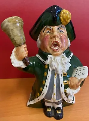 Buy Roy Kirkham Toby Jug  Town Crier  Hand Painted - Approx 7 Inches Tall • 8£