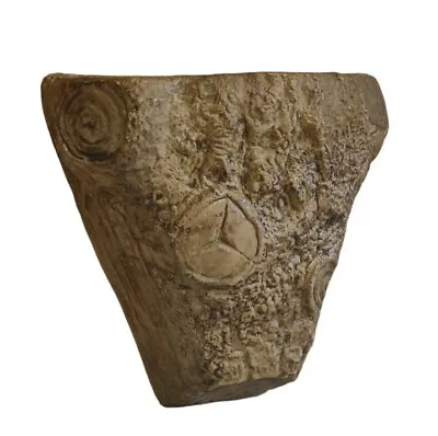 Buy Vintage 60s Wall Pocket Pot Moira Pottery Hillstonia 6  Vase Posy Rustic Planter • 12£