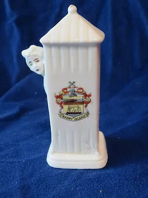 Buy Crested China Bathing Beauty Peeping Out Of Bathing Hut - Barry Island • 3£