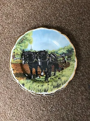 Buy Collectors Plate Bone China The Plough. • 0.99£