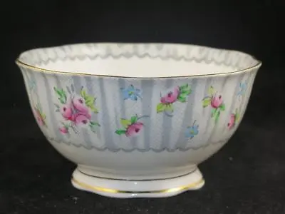 Buy REPLACEMENT Royal Albert China Sugar Bowl DEBUTANTE 1950s Pink Rose Grey Lace • 11.99£