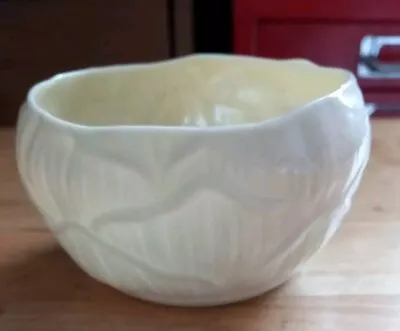 Buy Vintage Belleek Pottery Small Leaf Design Sugar Bowl Porcelain Dish • 4.99£