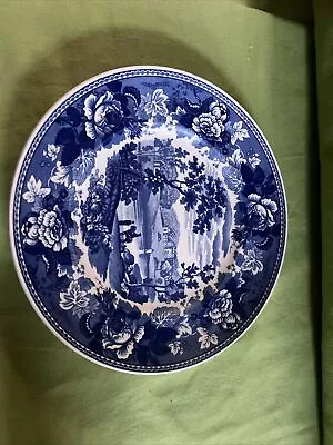 Buy Wedgwood Queen's Ware  Blue Landscape  Display Limited Plate Made In England 94 • 3£