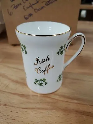 Buy Royal Windsor Fine Bone China Irish Coffee Mugs Cups Shamrocks St. Patrick's • 18.92£