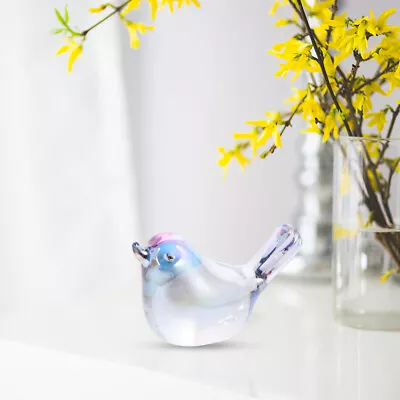 Buy  Cabinet Small Bird Statue Crystal Bird Ornament Crystal Bird Statue Decoration • 10.15£