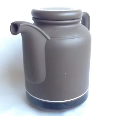 Buy Hornsea Pottery CONTRAST Tea/Coffee Pot Lancaster Vitramic Vintage Brown 1978 • 20£