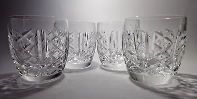 Buy WATERFORD CRYSTAL 9oz OLD FASHIONED TUMBLERS - 4 WHISKEY GLASSES - GLENGARRIFF • 130£