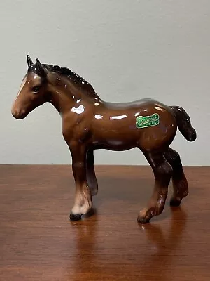 Buy BESWICK ENGLAND Porcelain Shire Foal Horse Clydesdale Rare Vintage • 94.72£